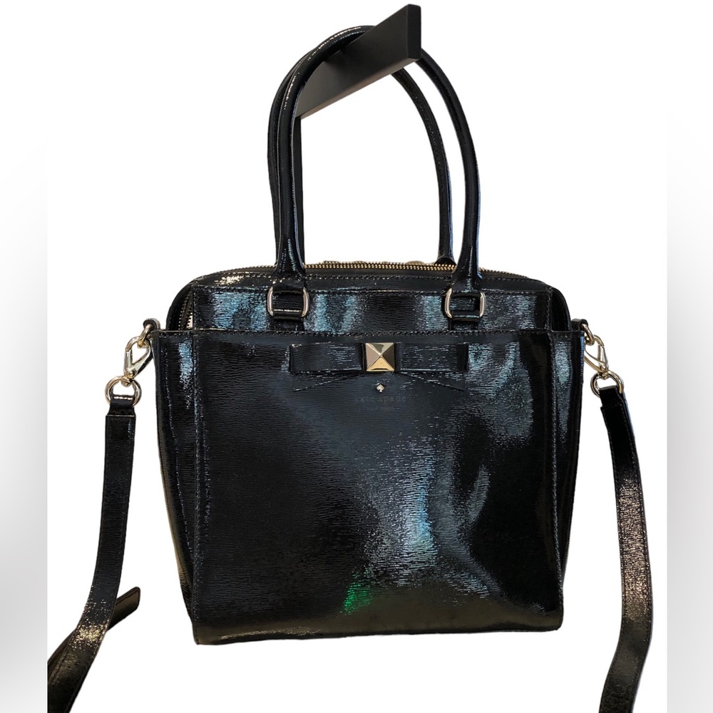 Kate Spade Patent Leather Purse // handbag // laptop bag